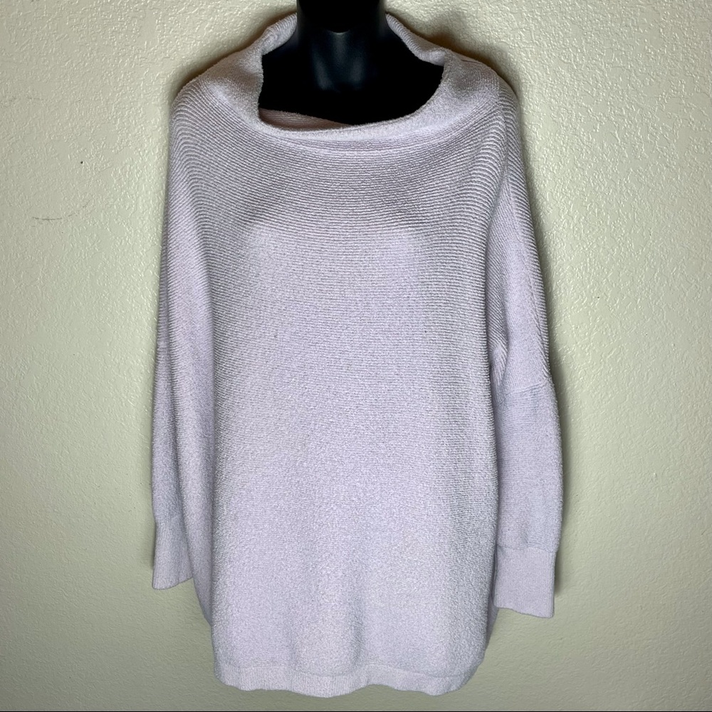 FREE PEOPLE ottoman dusty pink oversized tunic sweater large